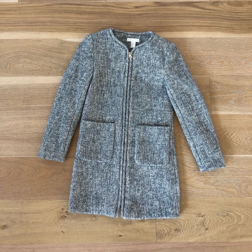 Wool blend coat